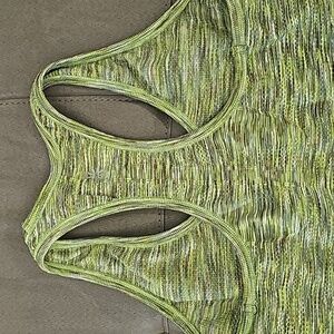 Athleta Lime Green Racerback Tank Top